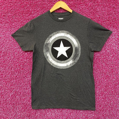 Marvel Captain America Shiel Graphic Design T-Shirt Small