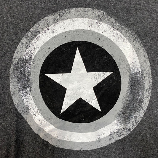 Marvel Captain America Shiel Graphic Design T-Shirt Small