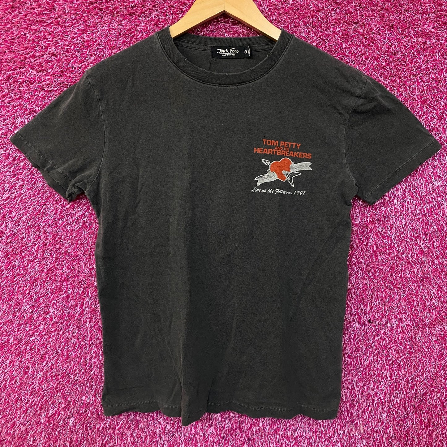 Junk Food Tom Petty & The Heartbreakers Live In Concert Flea Market Tee XS