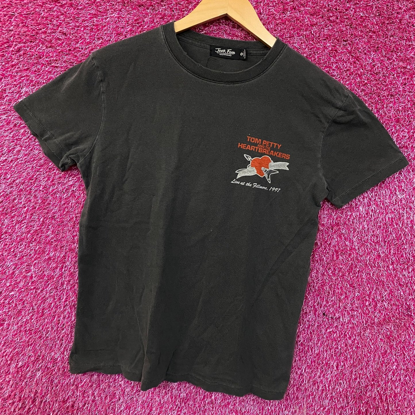 Junk Food Tom Petty & The Heartbreakers Live In Concert Flea Market Tee XS