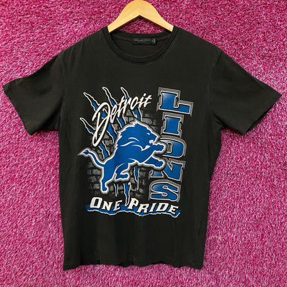 Junk Food Clothing Detroit Lions "One Pride" Vintage-Style T-Shirt Medium
