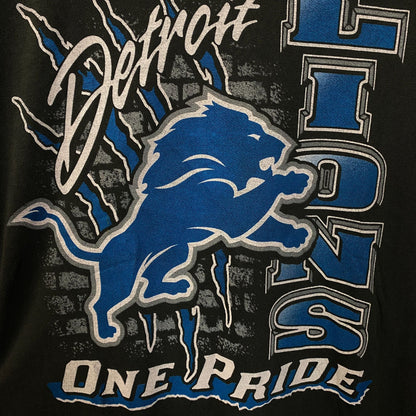 Junk Food Clothing Detroit Lions "One Pride" Vintage-Style T-Shirt Medium