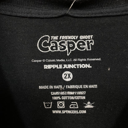 Ripple Junction Casper the Friendly Ghost Airbrush Style Stars Cartoon Tee 2XL