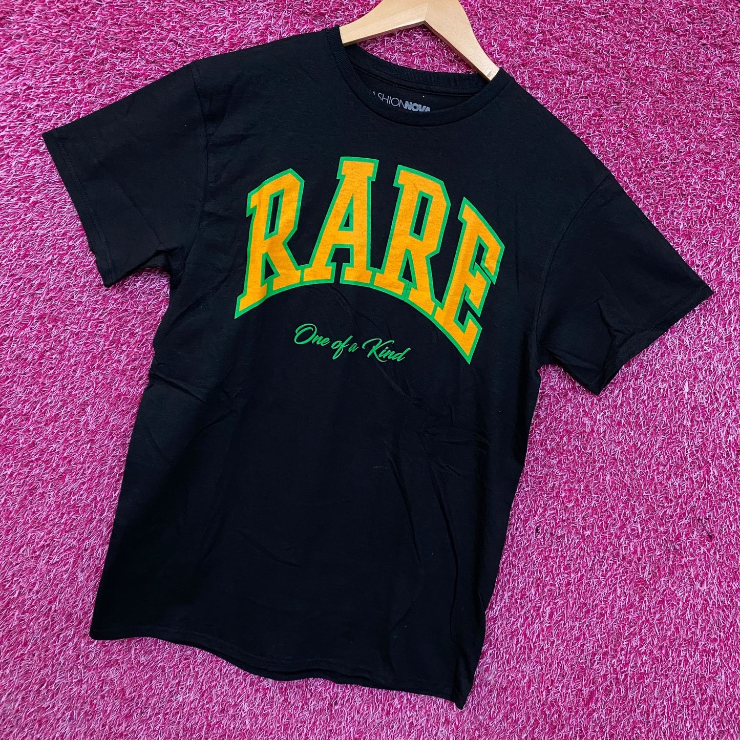 Fashion Nova One Of A Kind Varsity Graphic Tee Medium