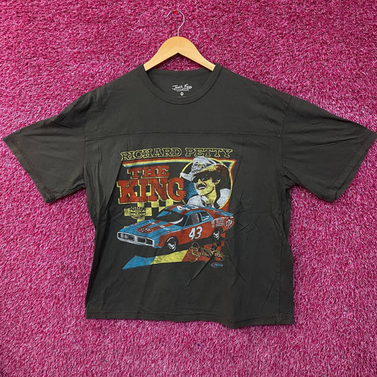 Junk Food Clothing Nascar Richard Petty "The King" Jersey Graphic Tee S/M