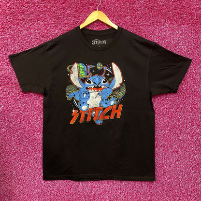 Disney Lilo and Stitch Stitch Planets Experiment 626 T-Shirt XL