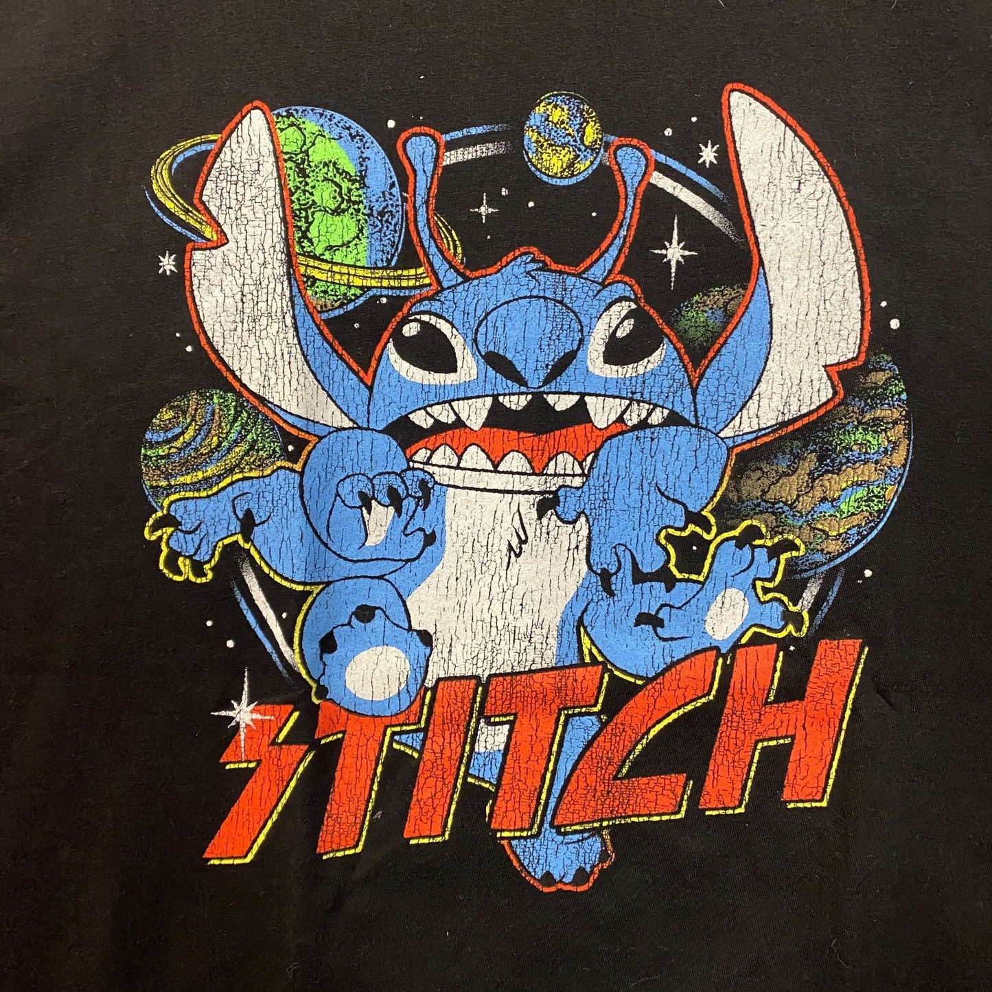 Disney Lilo and Stitch Stitch Planets Experiment 626 T-Shirt XL