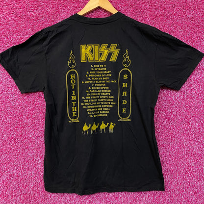 Kiss Hot In The Shade Album Cover Art Glam Metal T-Shirt Large