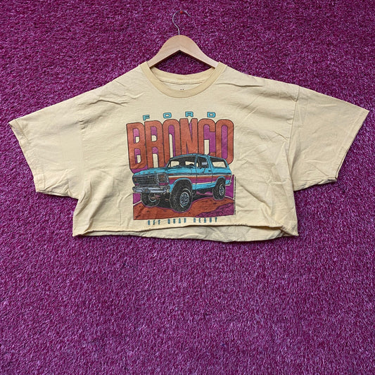 Junk Food Clothing Women's Bronco Off Road Ready Flea Market Crop Tee XL