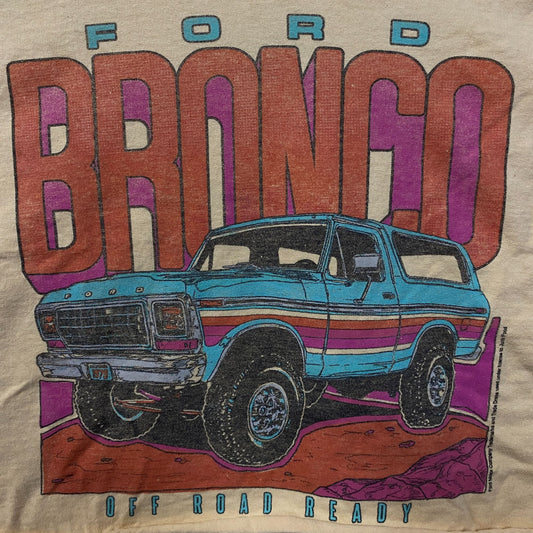 Junk Food Clothing Women's Bronco Off Road Ready Flea Market Crop Tee XL