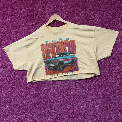 Junk Food Clothing Women's Bronco Off Road Ready Flea Market Crop Tee XL