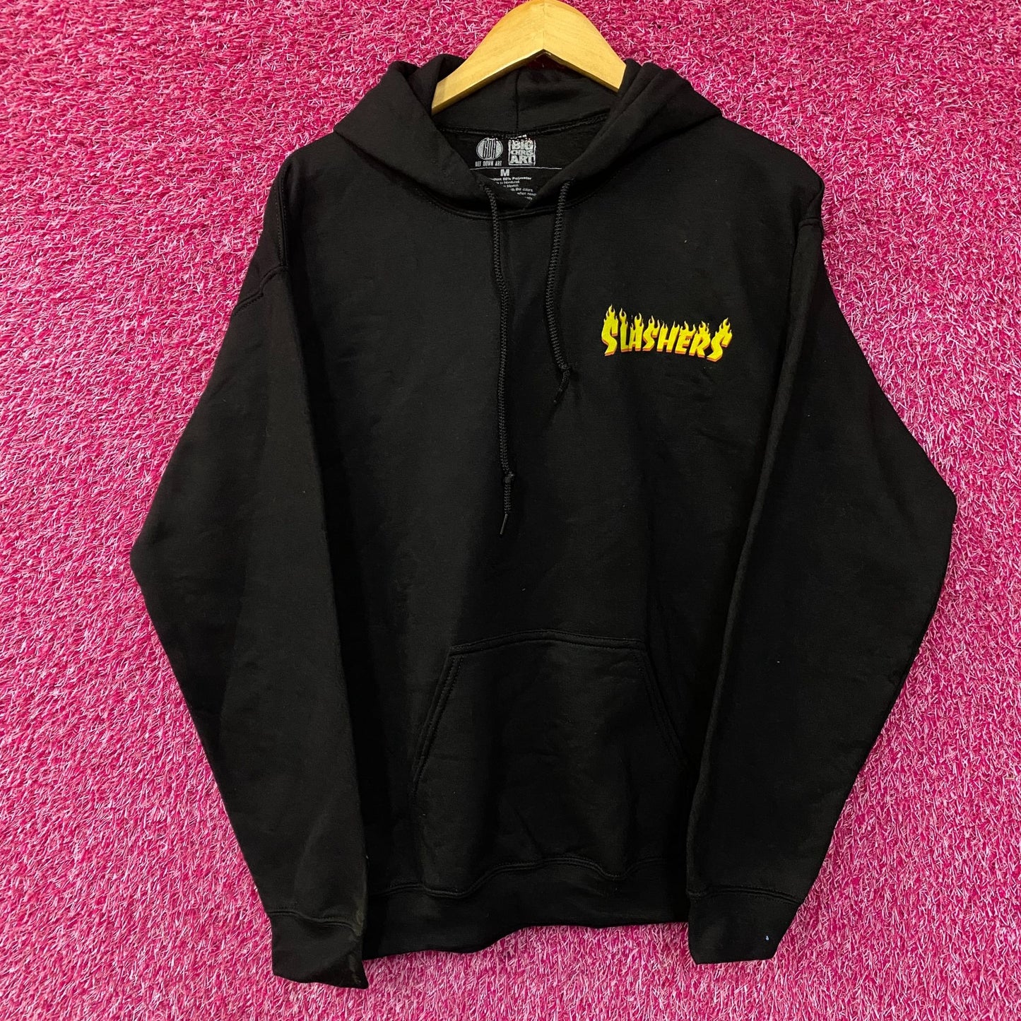 Slashers Playing Poker Horror Movie Hoodie Medium