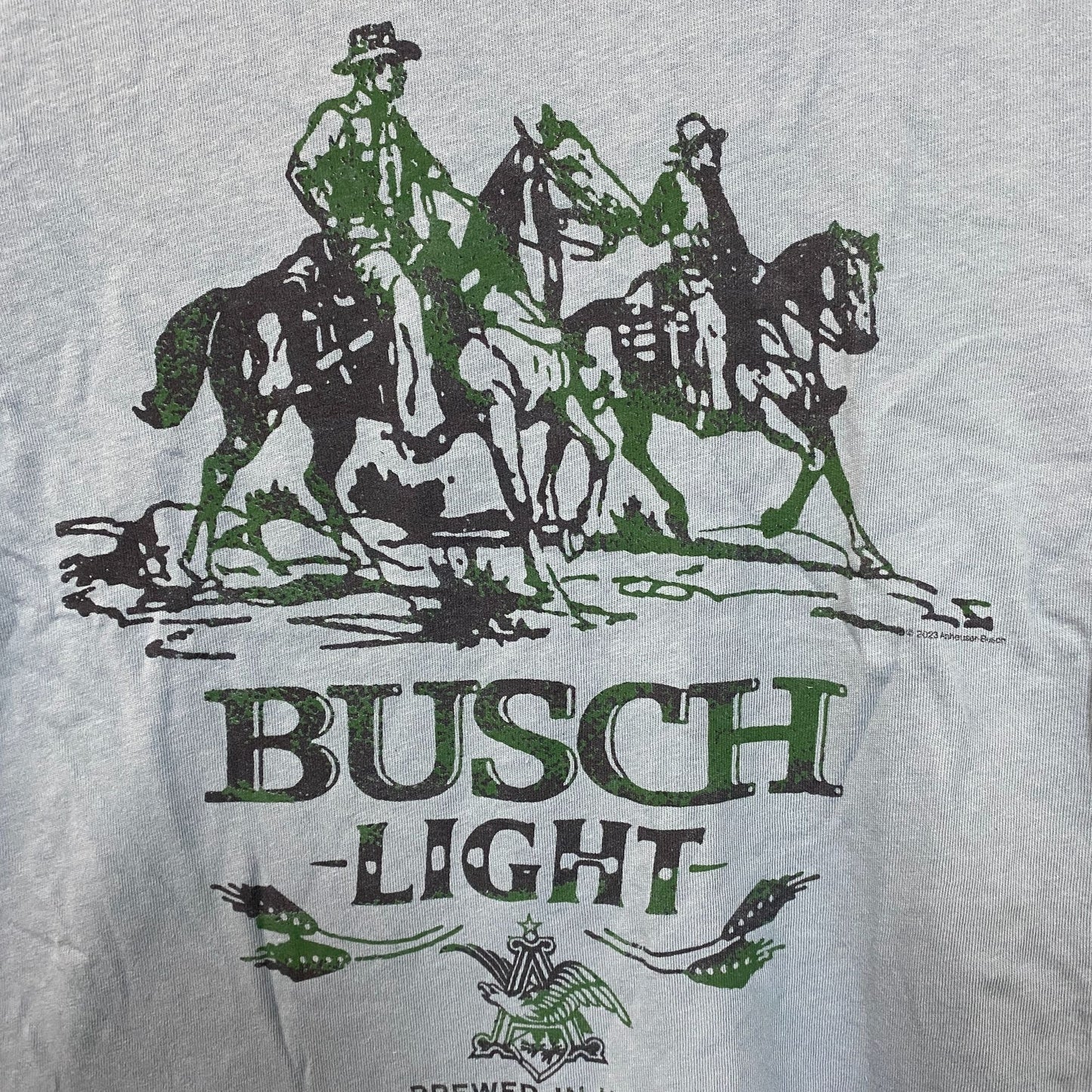 Junk Food Clothing Busch Light Vintage-Style T-Shirt Small