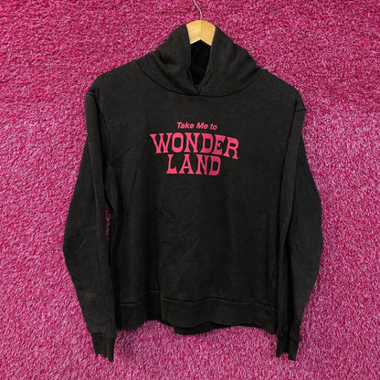 Take Me to Wonderland Down the Rabbit Hole Disney Hoodie S