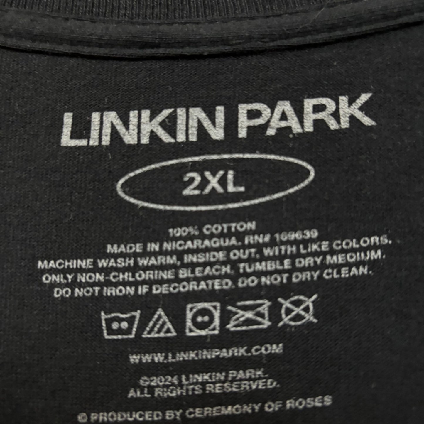 Linkin Park Hybrid Theory Album Cover T-Shirt 2XL