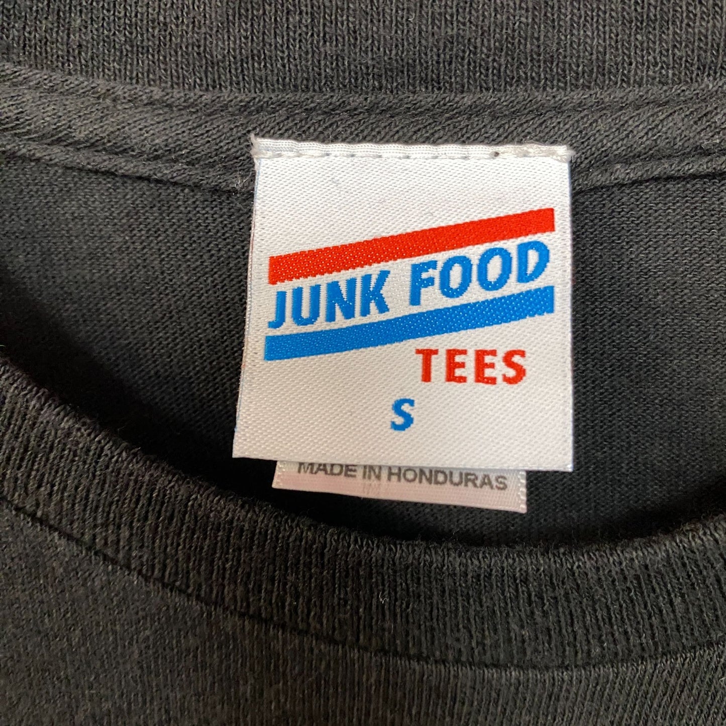 Junk Food Eagle Motorcycle Graphic Design T-Shirt Small