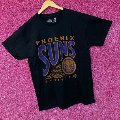 Junk Food Phoenix Suns NBA x Marvel Black Panther Wakanda Forever T-Shirt Large