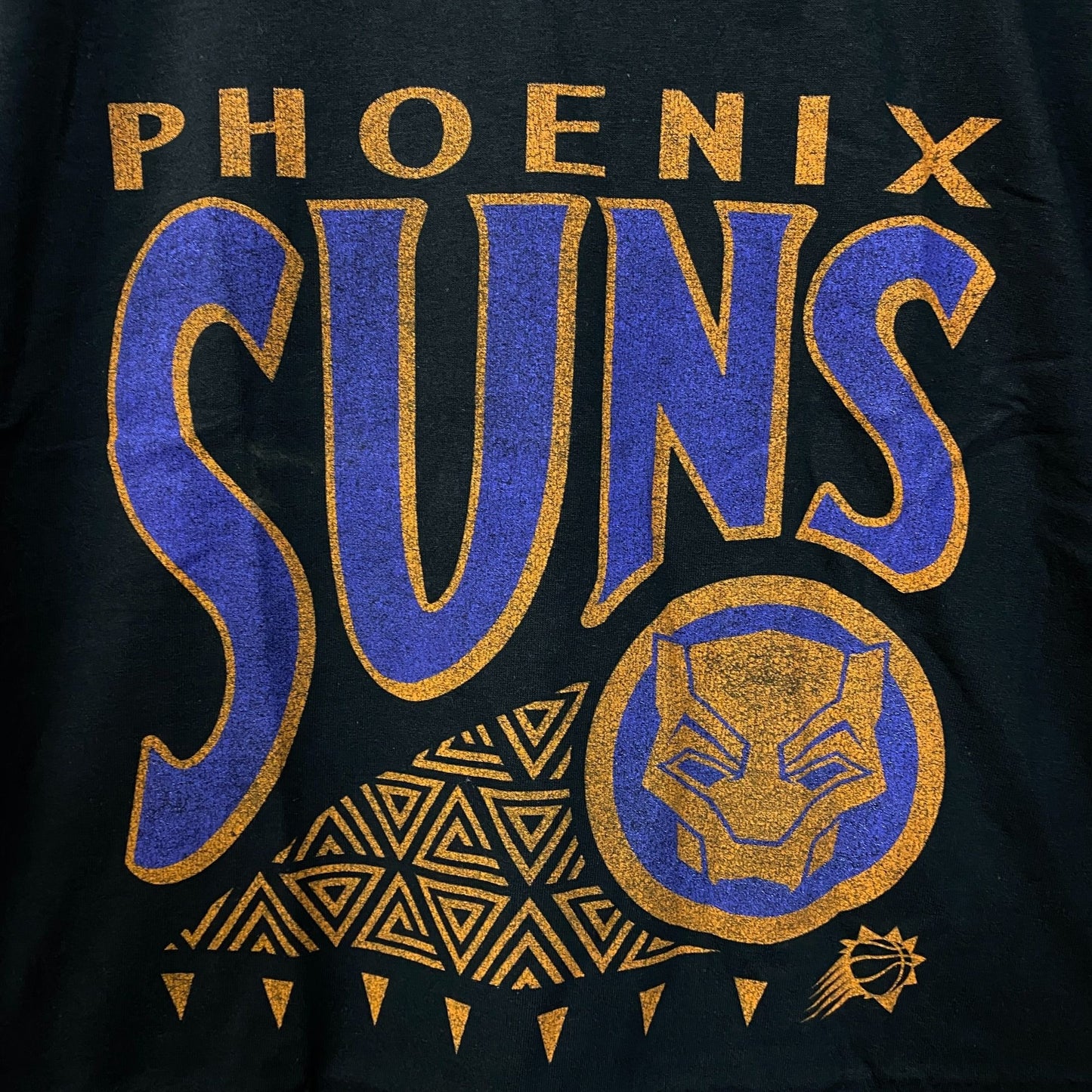 Junk Food Phoenix Suns NBA x Marvel Black Panther Wakanda Forever T-Shirt Large