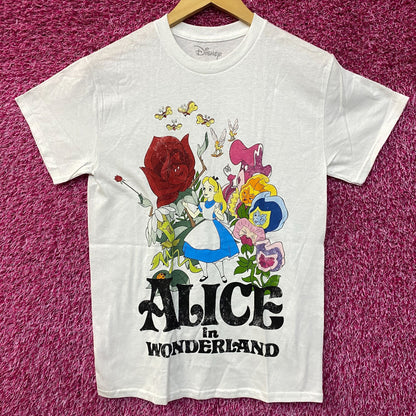 Disney Alice In Wonder Land Retro Animated Film T-Shirt Extra Small