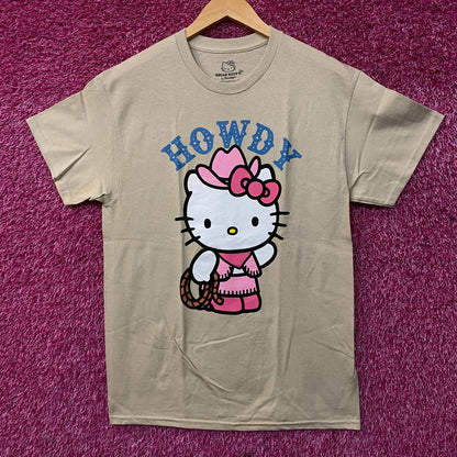 Sanrio Hello kitty Cowgirl Howdy by Sanrio T-Shirt Size Medium