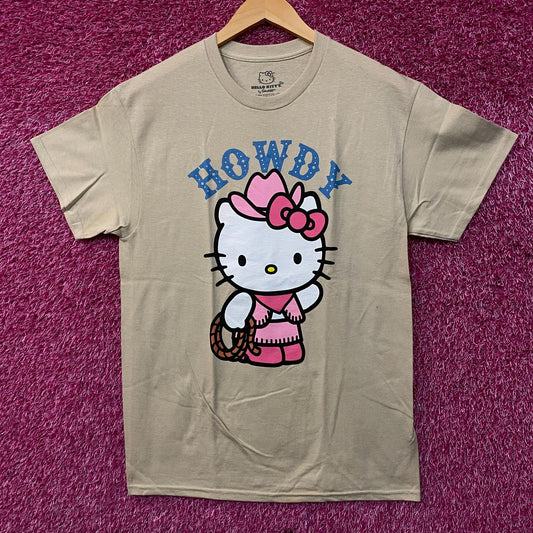 Sanrio Hello kitty Cowgirl Howdy by Sanrio T-Shirt Size Medium