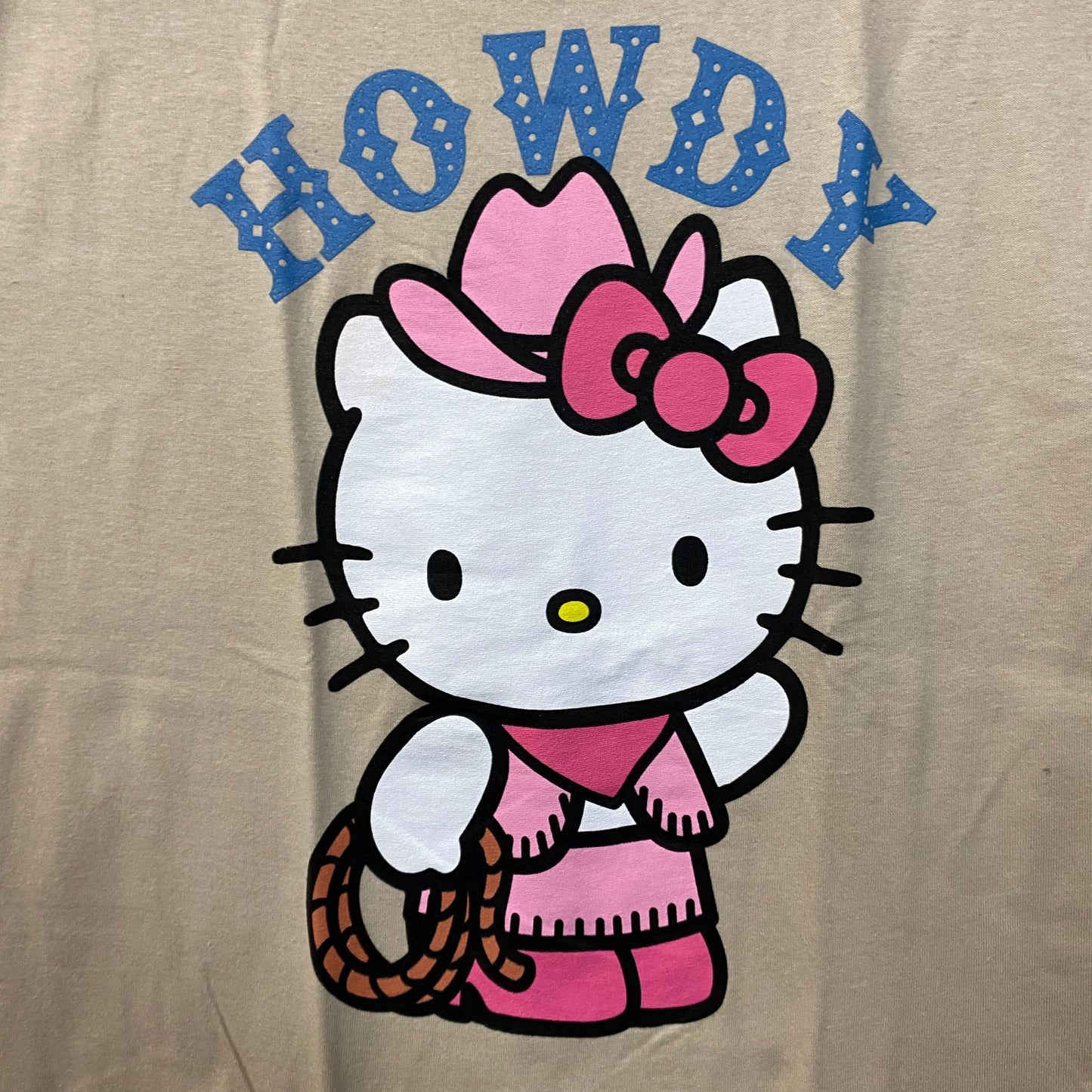 Sanrio Hello kitty Cowgirl Howdy by Sanrio T-Shirt Size Medium