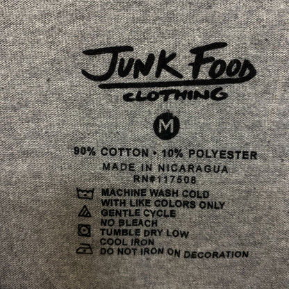 Junk Food Flowers Cotton Graphic T-Shirt Medium