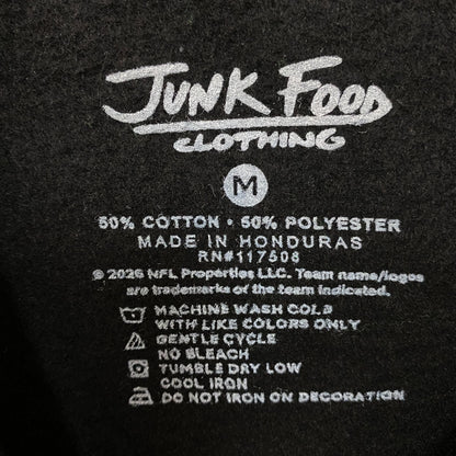 Junk Food Clothing Philadelphia Eagles Glitter Helmet Flea Market Crewneck Fleece Medium