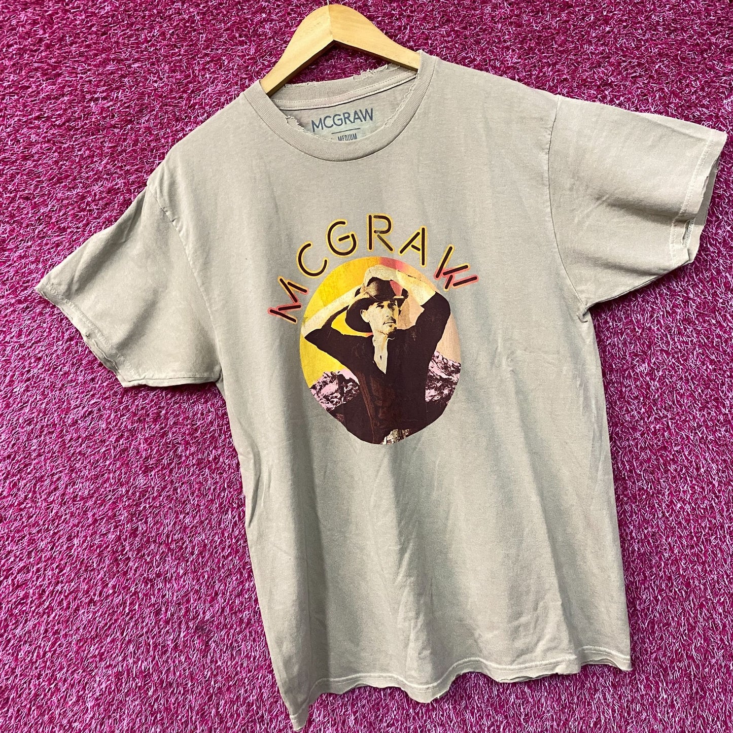 McGrow Not a Moment Too Soon Album T-Shirt Medium