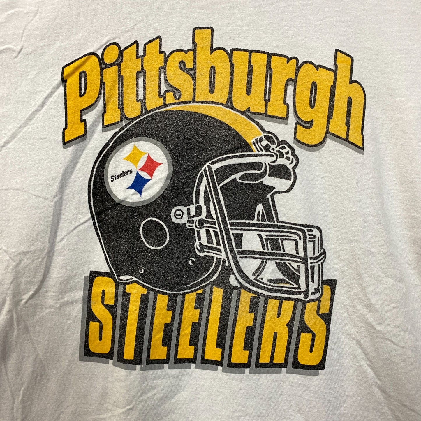 Junk Food Pittsburgh Steelers Football Helmet Logo T-Shirt 2XL