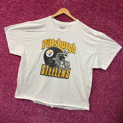 Junk Food Pittsburgh Steelers Football Helmet Logo T-Shirt 2XL