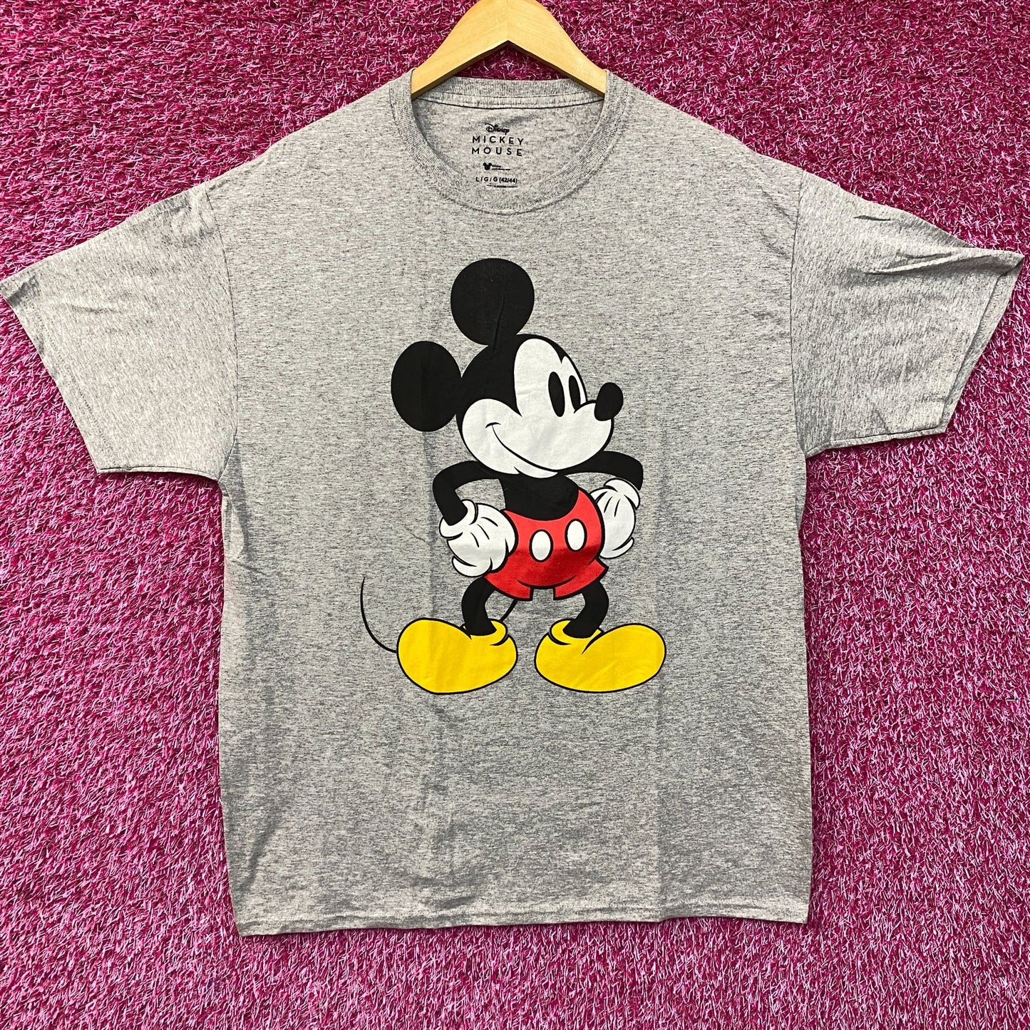 Disney Mickey Mouse Classic Vintage Style T-Shirt Large