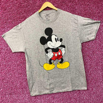 Disney Mickey Mouse Classic Vintage Style T-Shirt Large