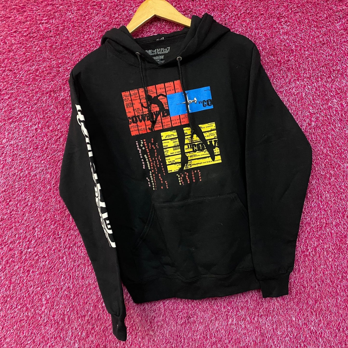 Cowboy Bebop Graphic Design Anime Hoodie Small