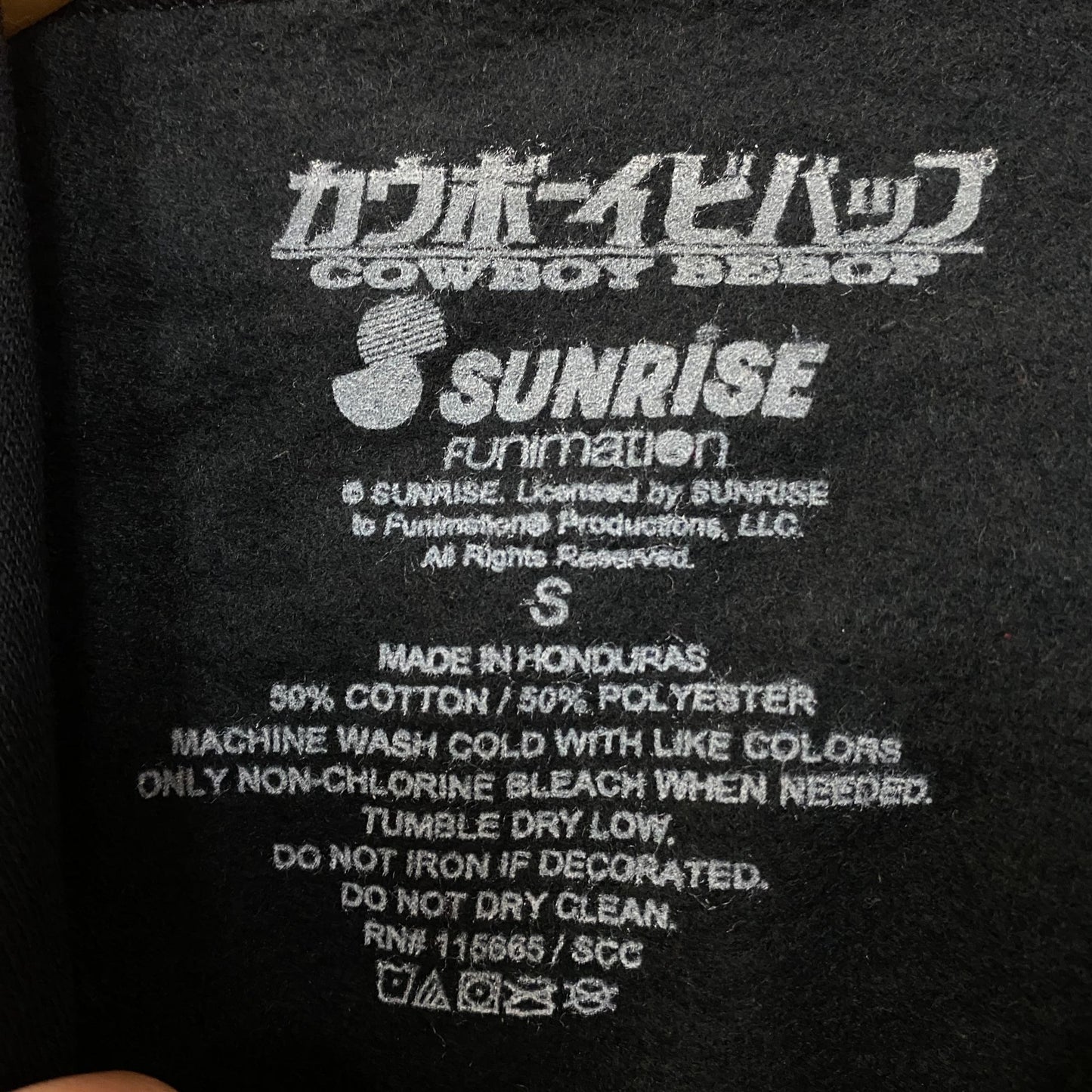 Cowboy Bebop Graphic Design Anime Hoodie Small