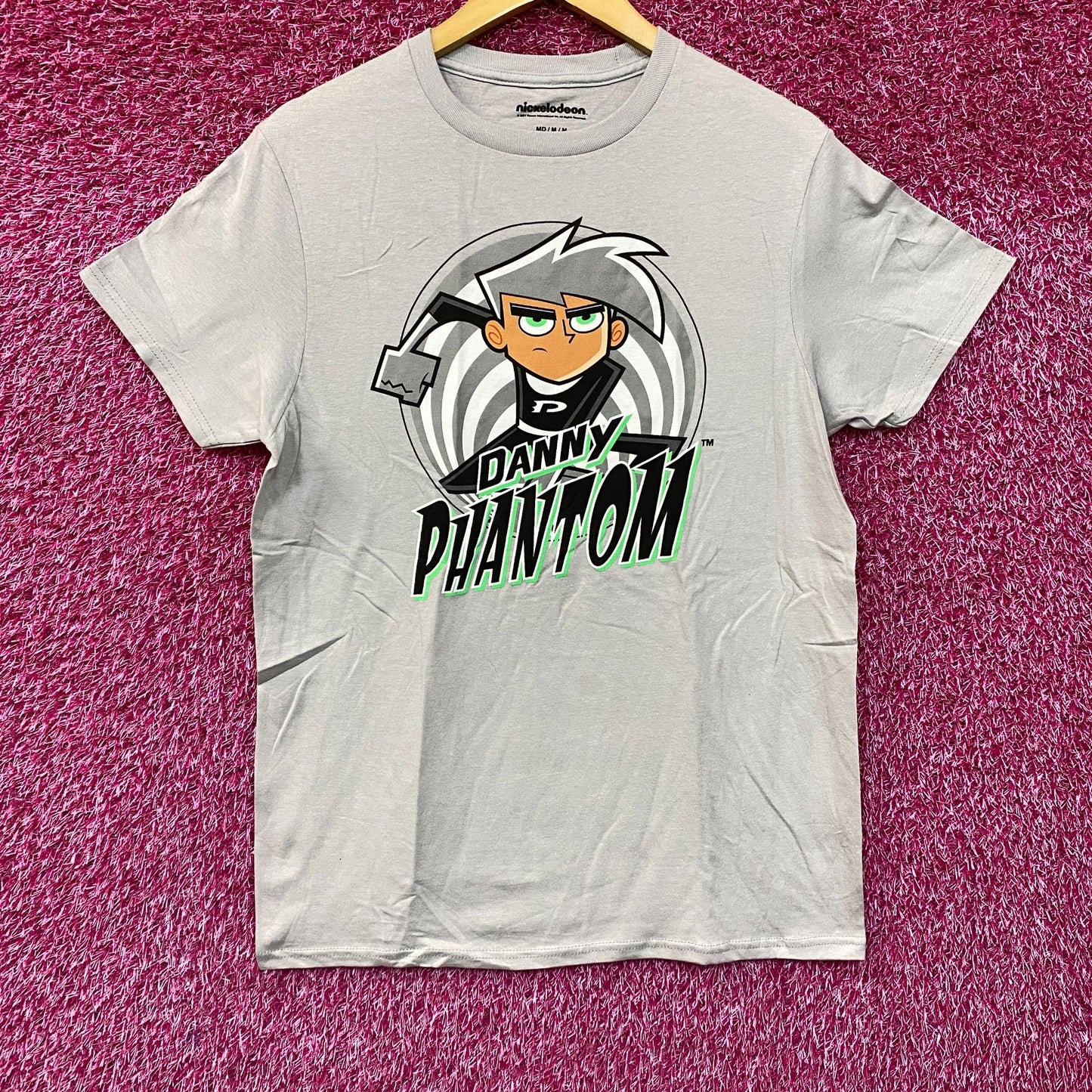 Nickelodeon Danny Phantom Spiral Retro Cartoon T-Shirt M