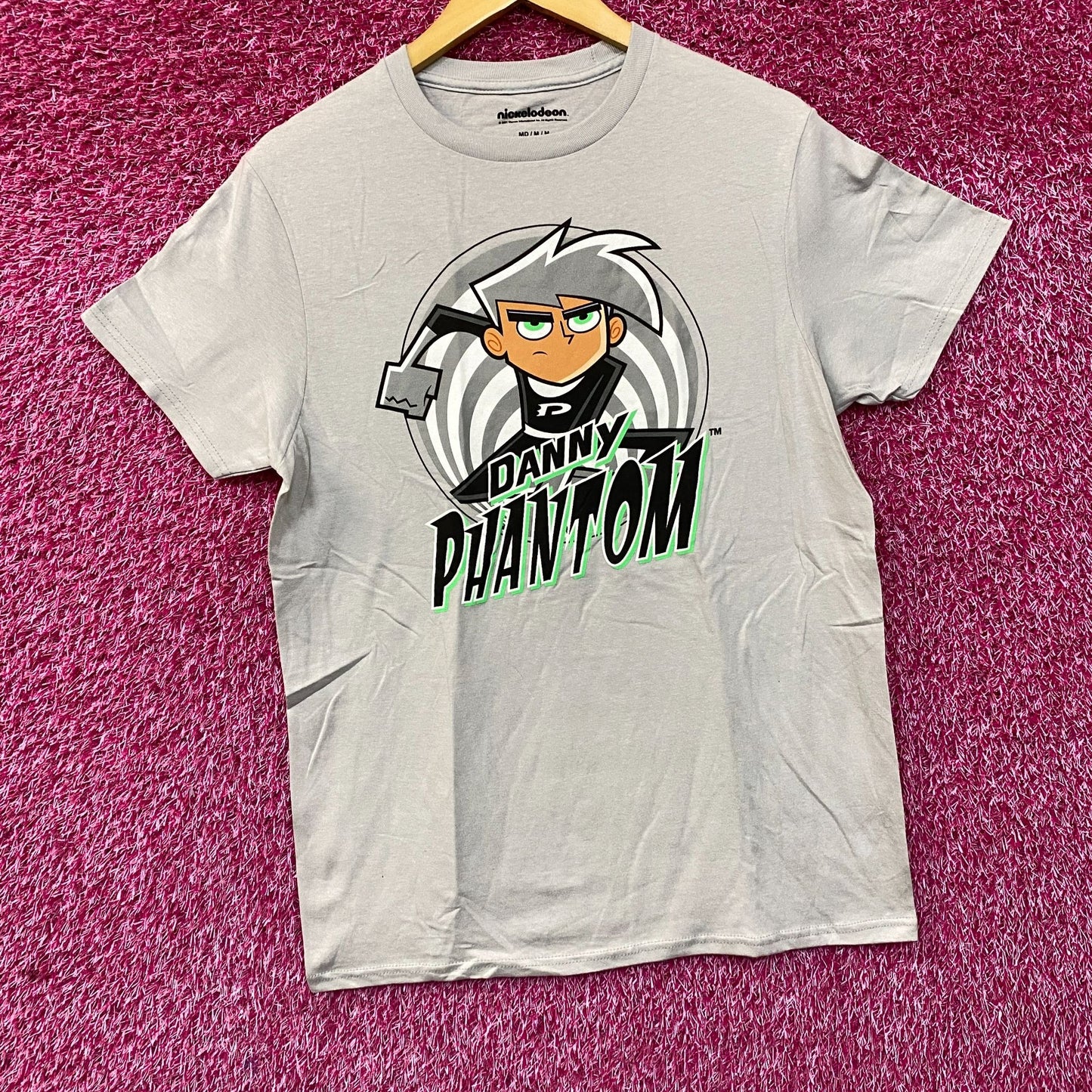 Nickelodeon Danny Phantom Spiral Retro Cartoon T-Shirt M