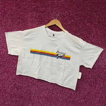 Junk Food Clothing "Bronco 66" Graphic Women's Crop Tee Medium