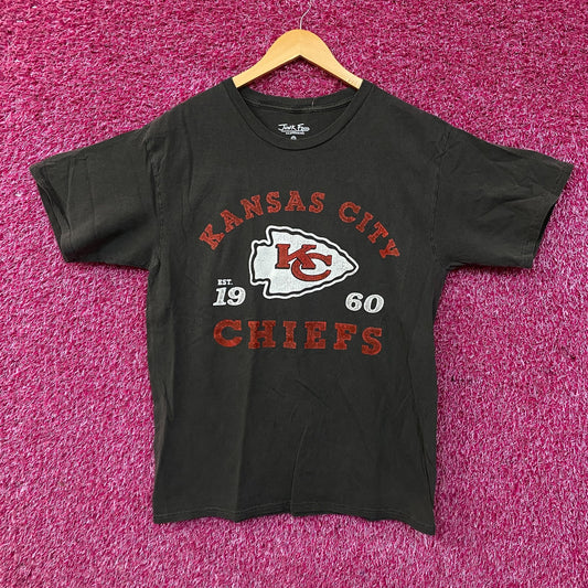 Junk Food Clothing Kansas City Chiefs Kingdom Vintage Style Women's T-Shirt Medium