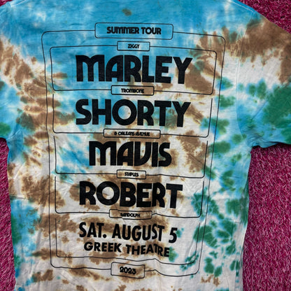 Ziggy Marley 2023 Summer Tour at the Greek Reggae Tie Dye Small