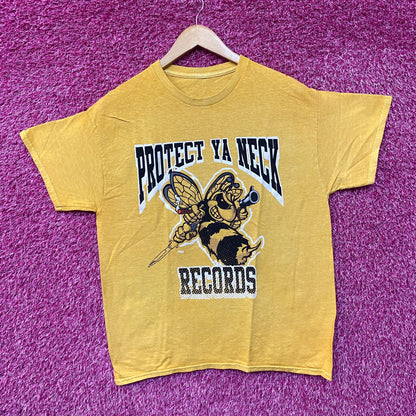 Wu-Tang Protect Ya Neck Records Yellow T-Shirt Large