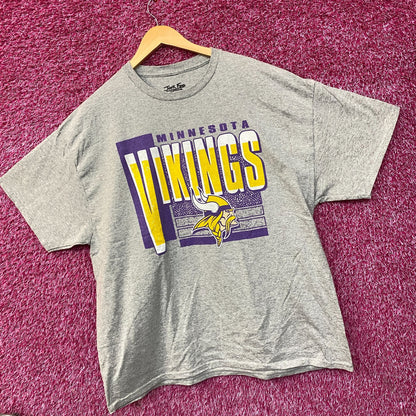 Junk Food NFL Minnesota Vikings Logo Complete T-Shirt XL