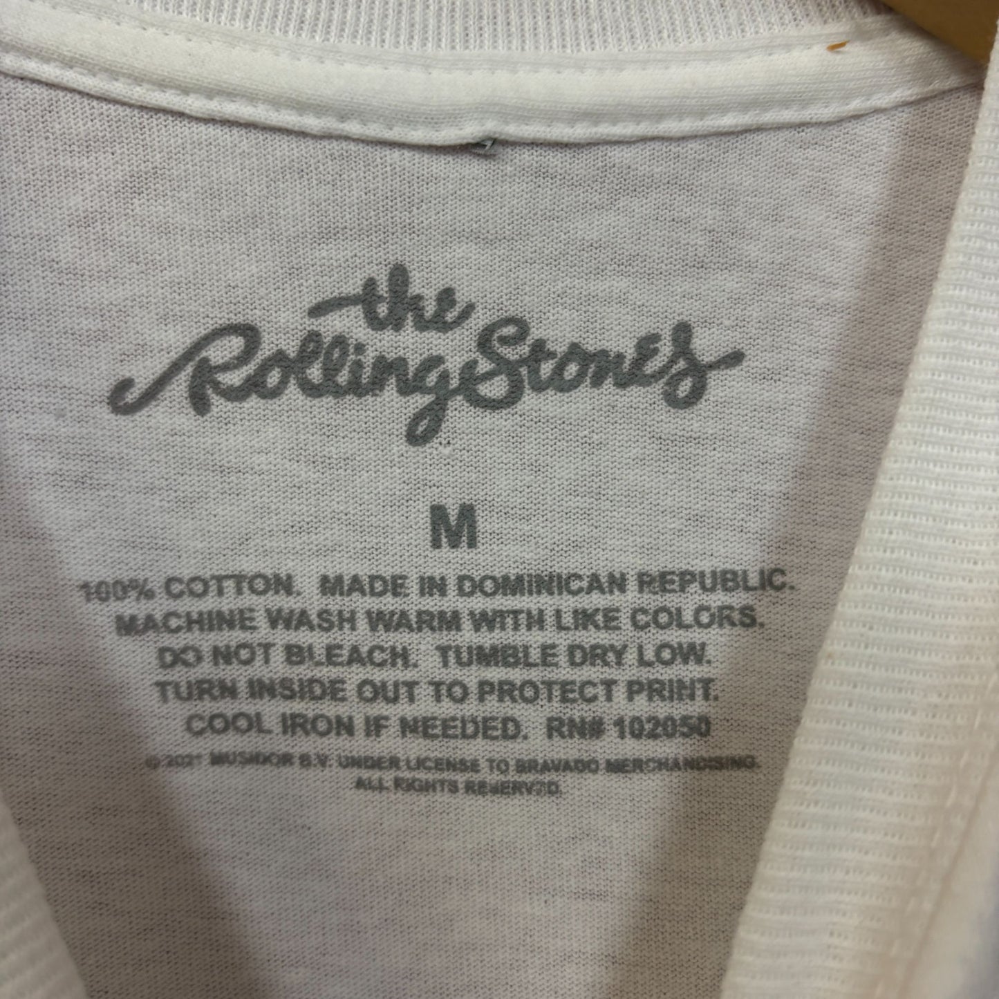 The Rolling Stones Hot Lips World Tour 81-82 Rock Band Tee M