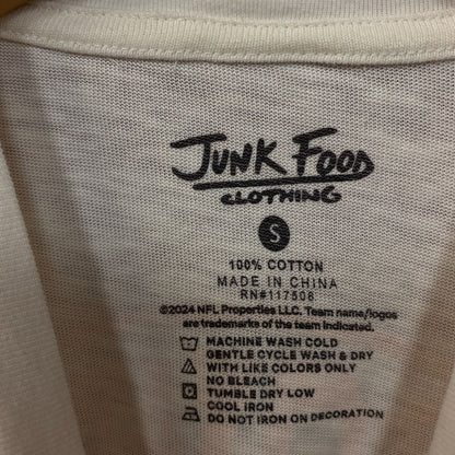 Junk Food Clothing Women's NFL Cleveland Browns Mock Neck Crop Tee Small