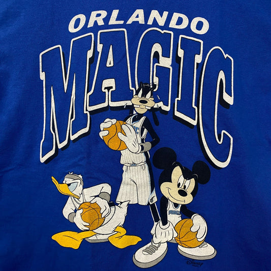 Junk Food Clothing Orlando Magic Disney Mickey Squad Graphic T-Shirt Small