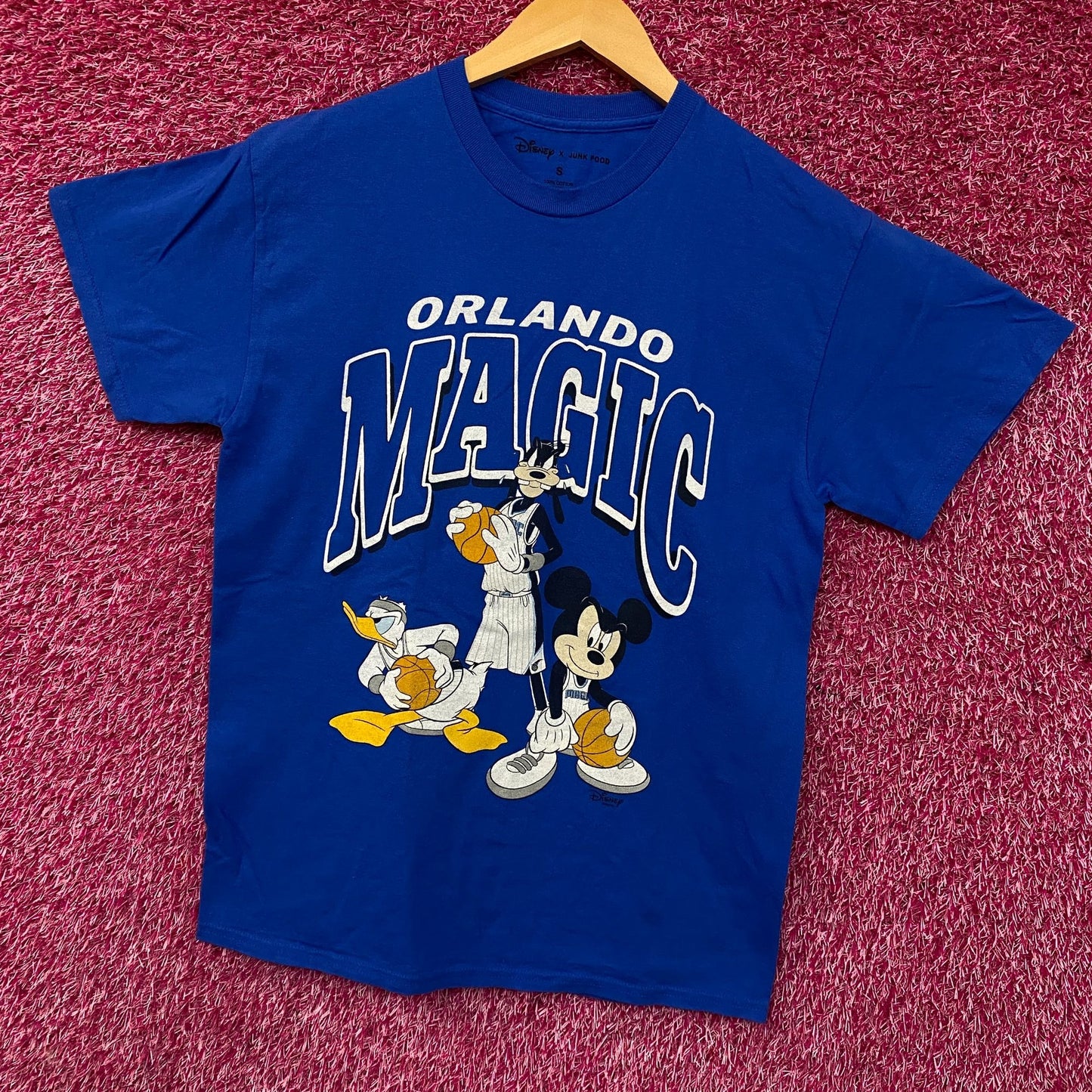 Junk Food Clothing Orlando Magic Disney Mickey Squad Graphic T-Shirt Small