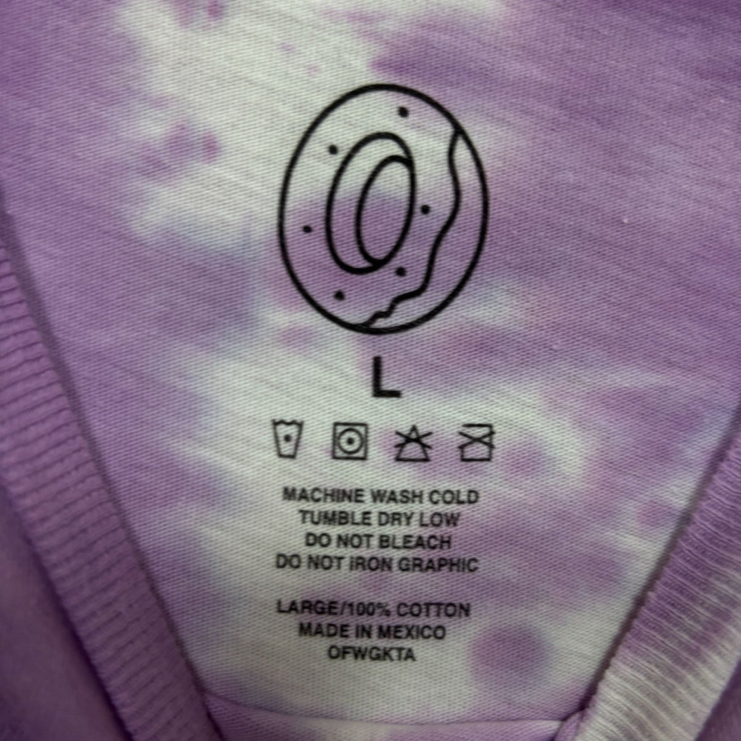 Odd Future Split Dye Rap Tshirt size Large