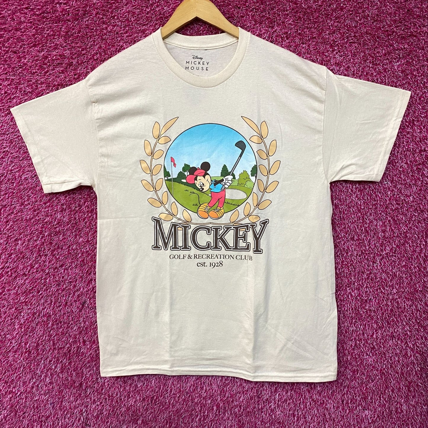 Mickey Mouse Golf FORE! Tshirt size Large
