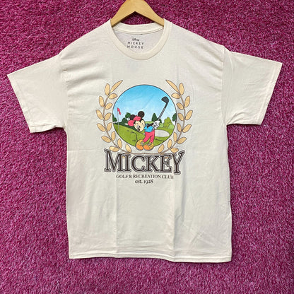 Mickey Mouse Golf FORE! Tshirt size Large