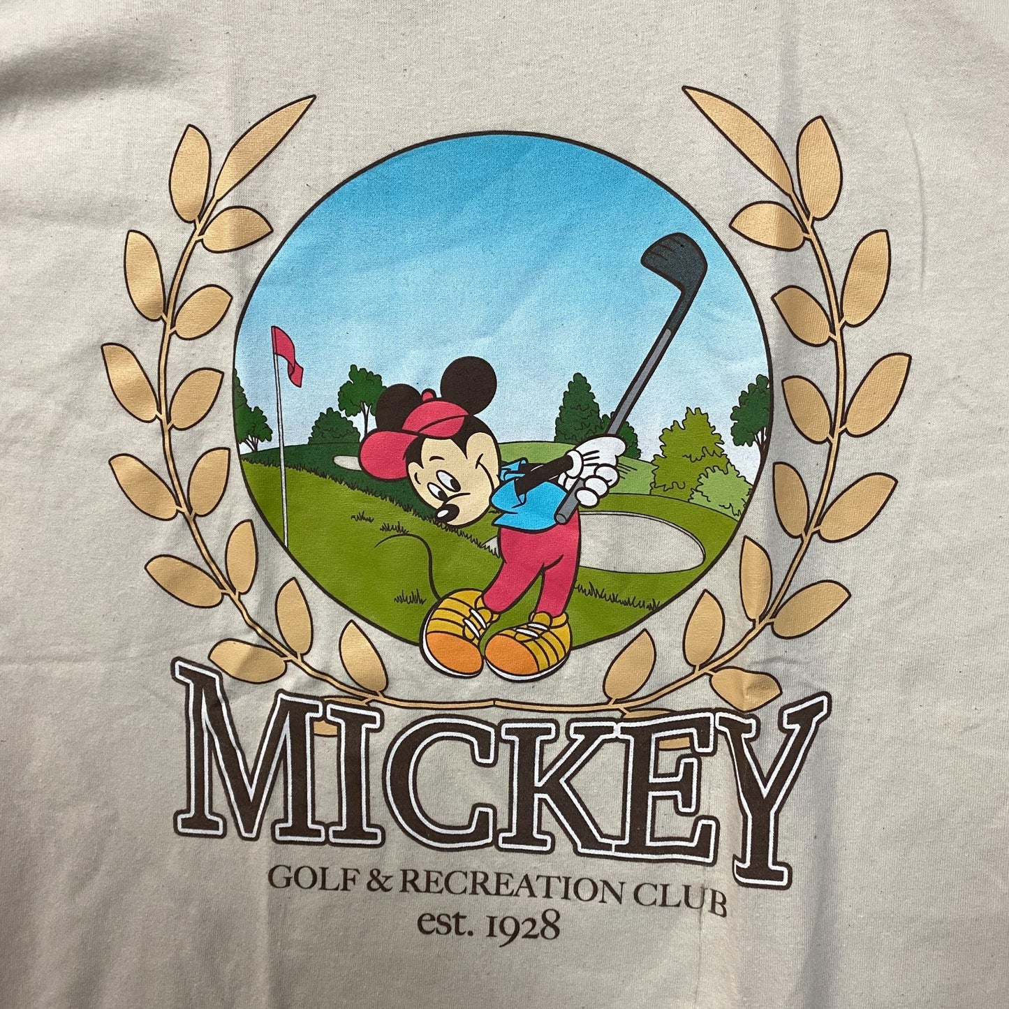 Mickey Mouse Golf FORE! Tshirt size Large